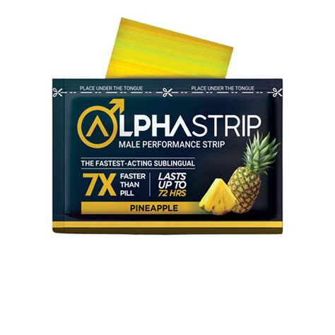 alphastrip live|AlphaStrip Male Performance Enhancer Strip – Gold。